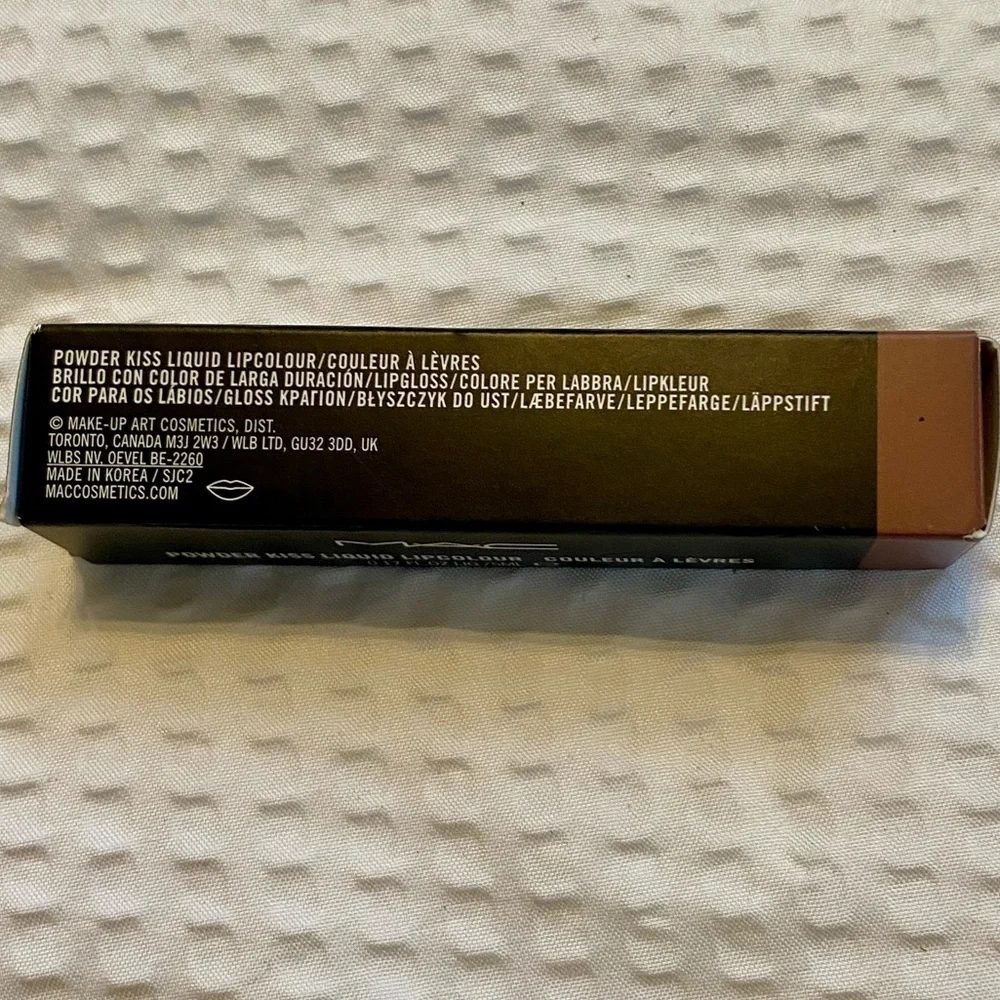 MAC Cosmetics Powder Kiss Liquid Lipcolour - Rich Brown